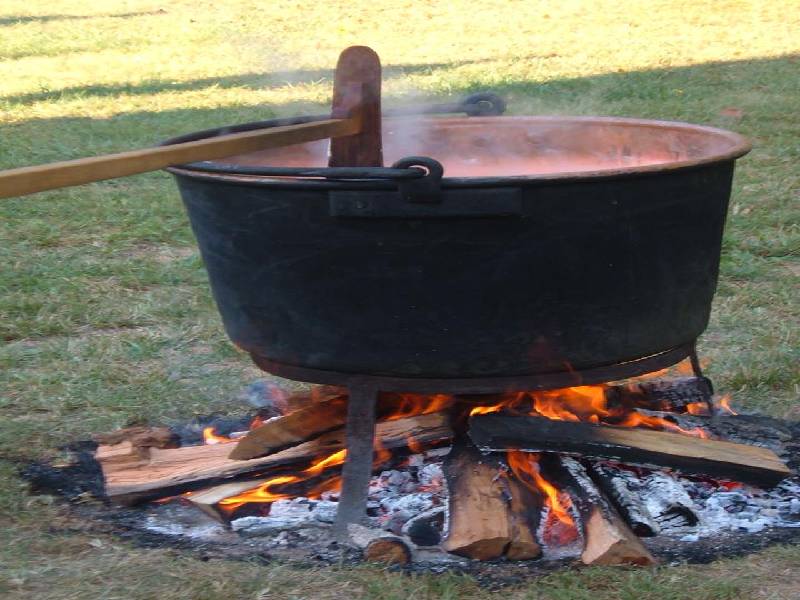 Apple Butter Stirring